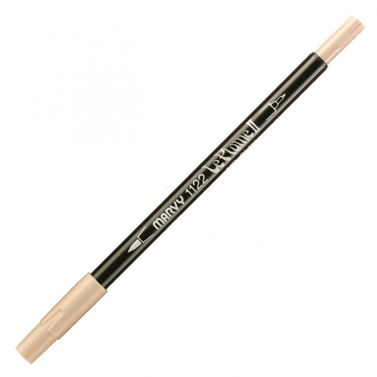 Marvy Le Plume Ii Double Ended Watercolor Marker, Tan