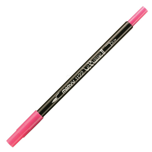 Marvy Le Plume Ii Double Ended Watercolor Marker, Scarlet