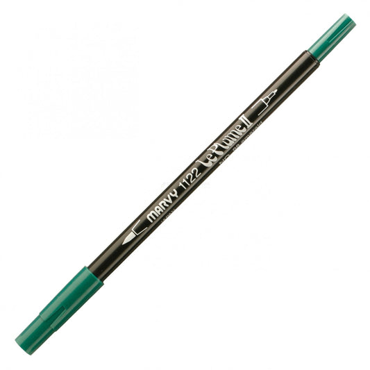 Marvy Le Plume Ii Double Ended Watercolor Marker, Emerald
