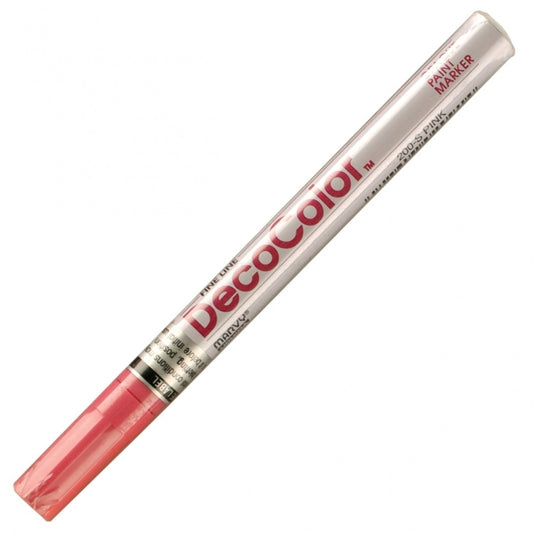 Marvy Deco Color Paint Marker Fine 200 Pink