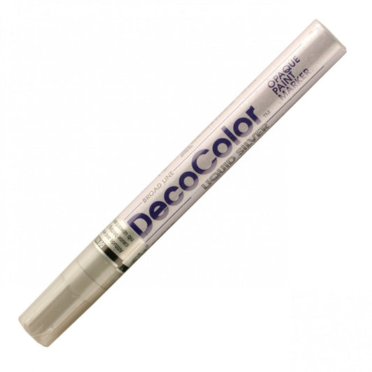 Marvy Deco Color Marker 300 Silver