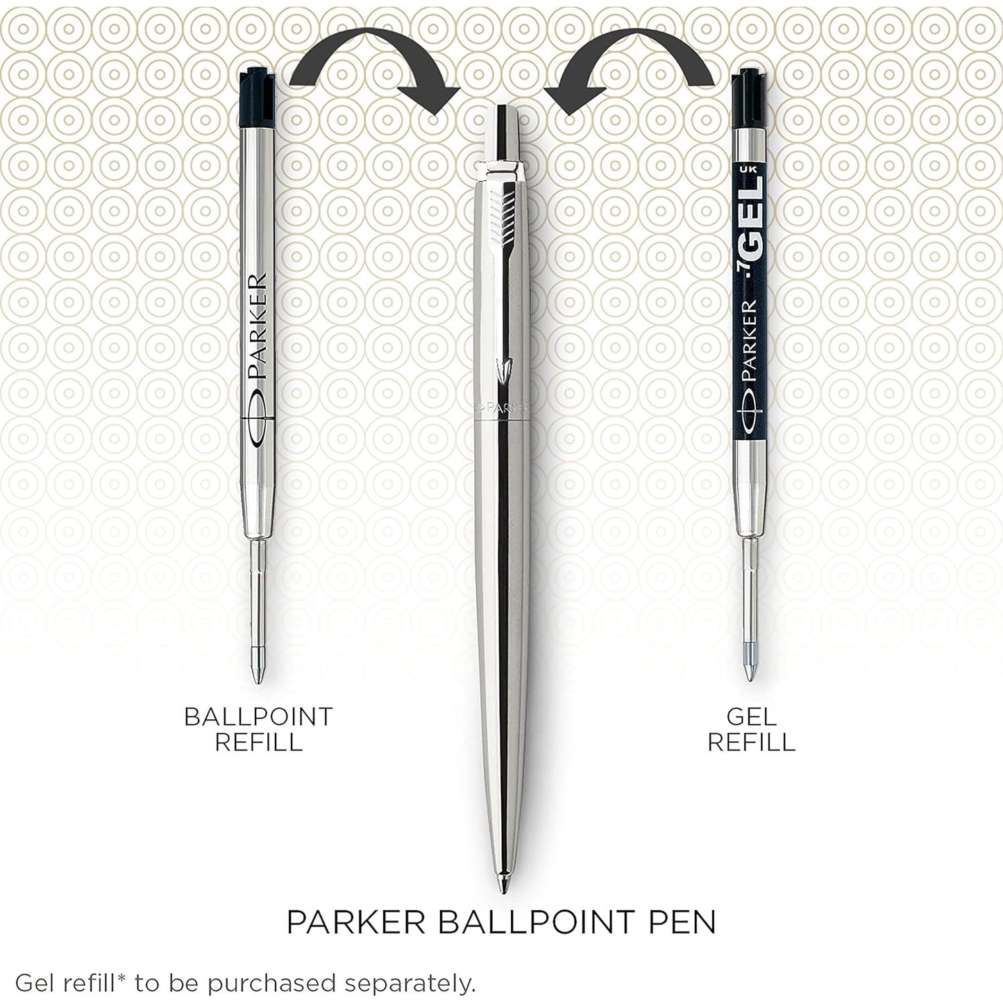 Parker Jotter SS CT Ball Point Pen M Blue BL1