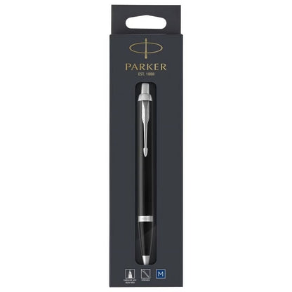 Parker IM Premium Black CT Ball Point Pen M.Blue BL1