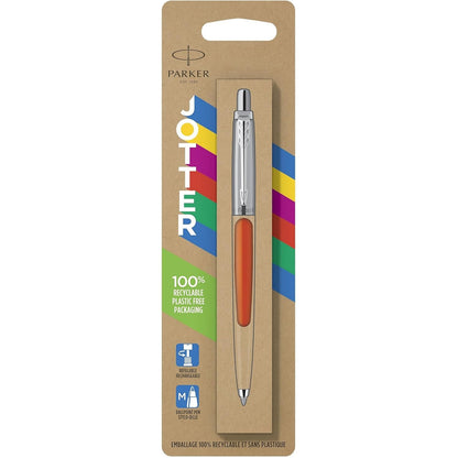 Parker Jotter Originals ORANGE 1665C Ball Point Pen M.Blue BL1