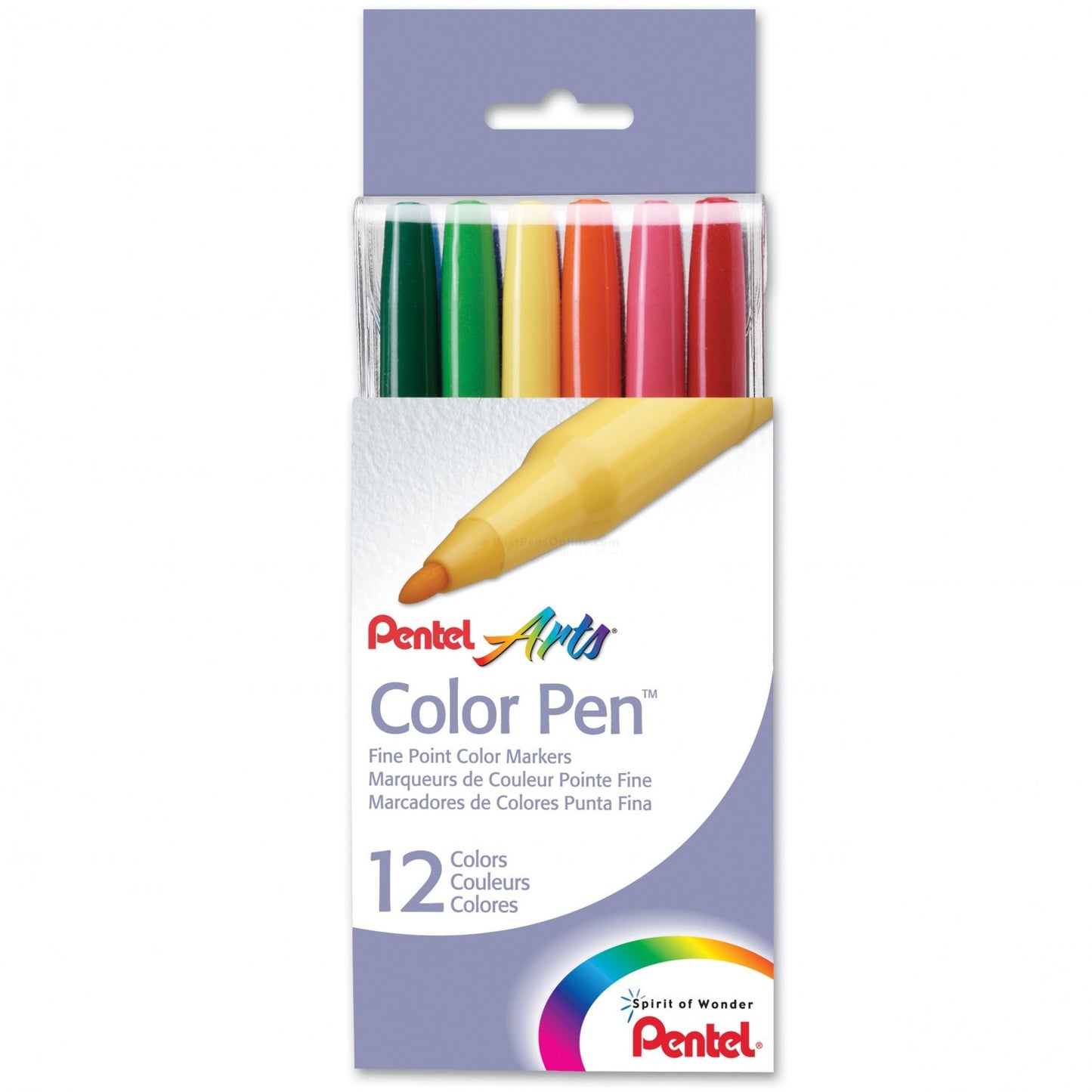 Pentel Color Pen, Set Of 12