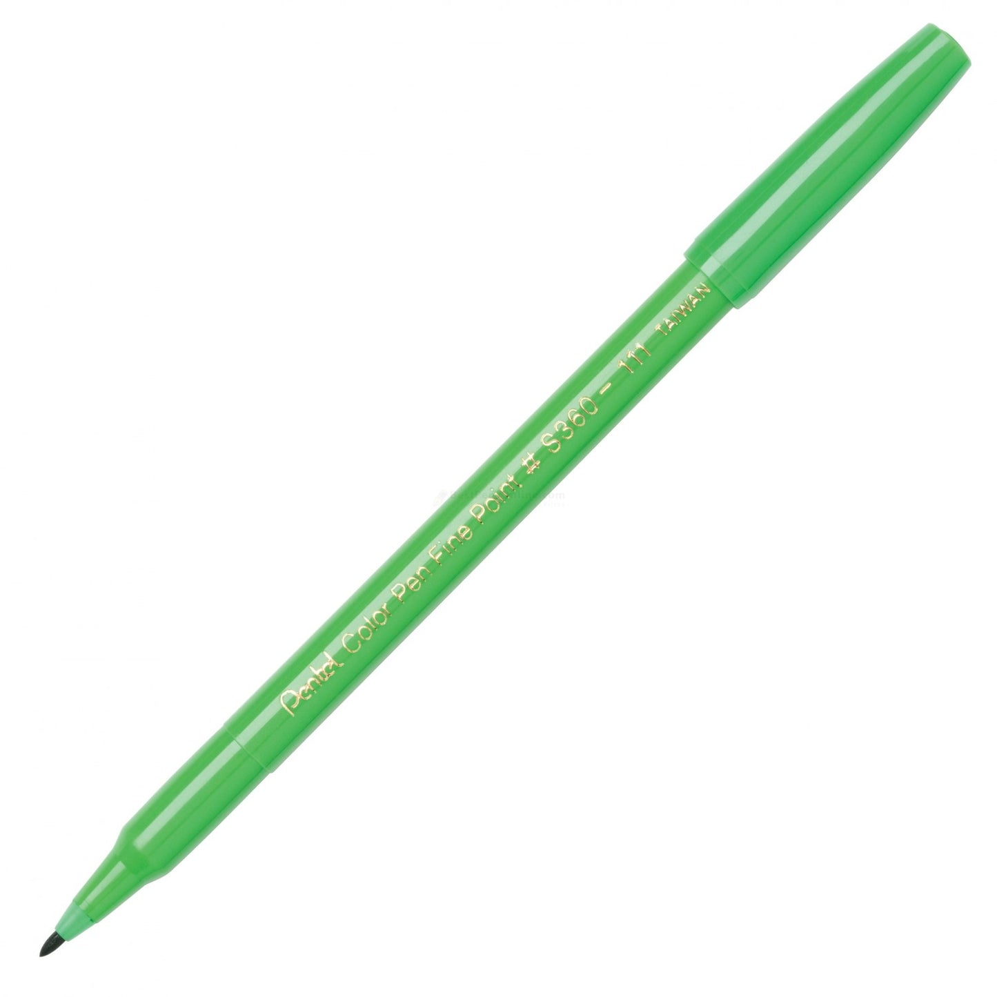 Pentel Color Pen, Fine Pt Light Green