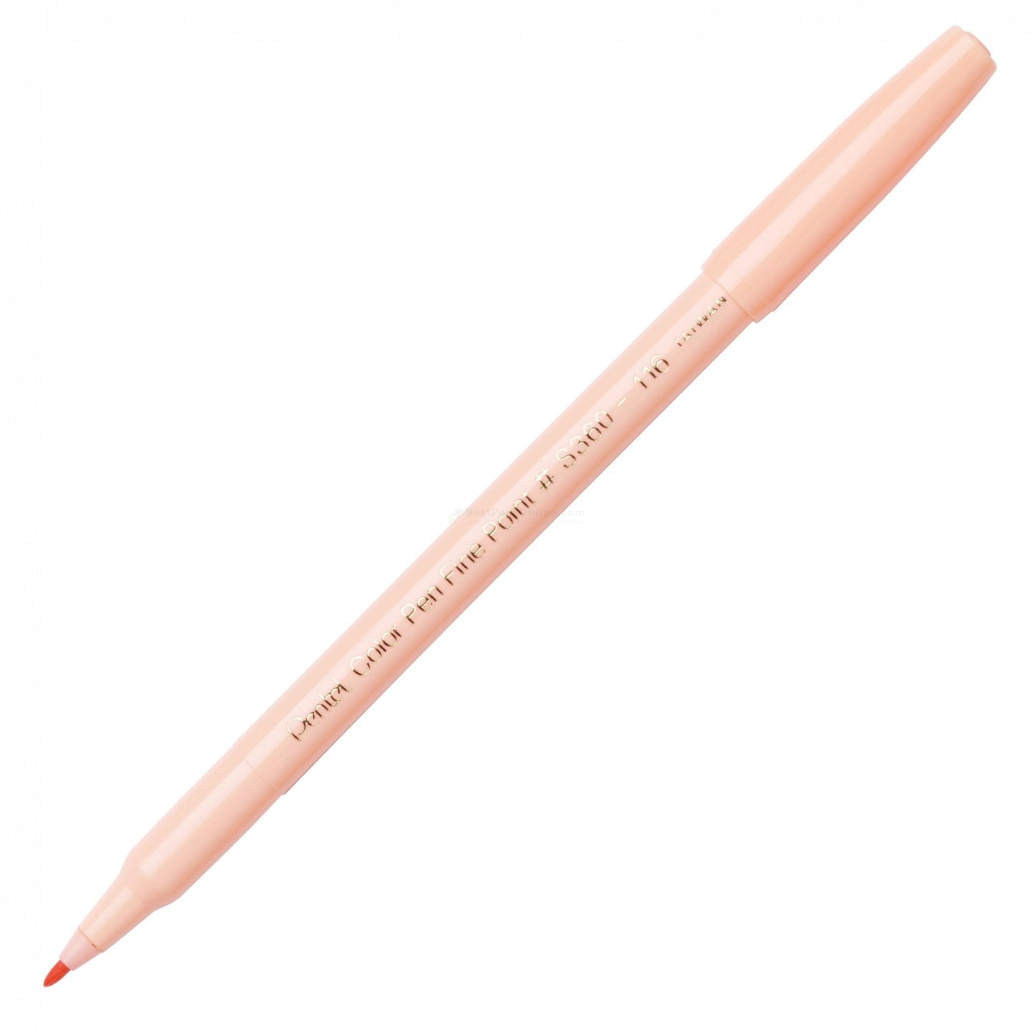 Pentel Color Pen, Fine Pt Pale Orange