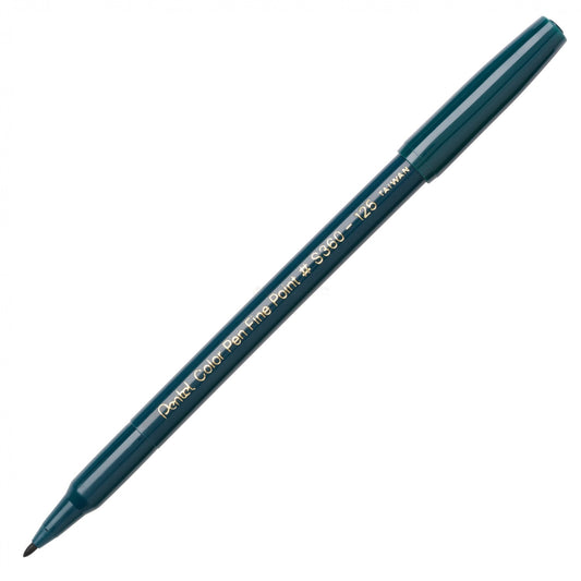 Pentel Color Pen, Fine Pt Dark Green