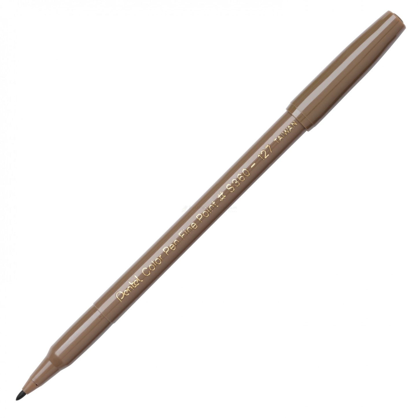 Pentel Color Pen, Fine Pt Raw Umber