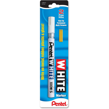 Pentel White Permanent Marker, Fine