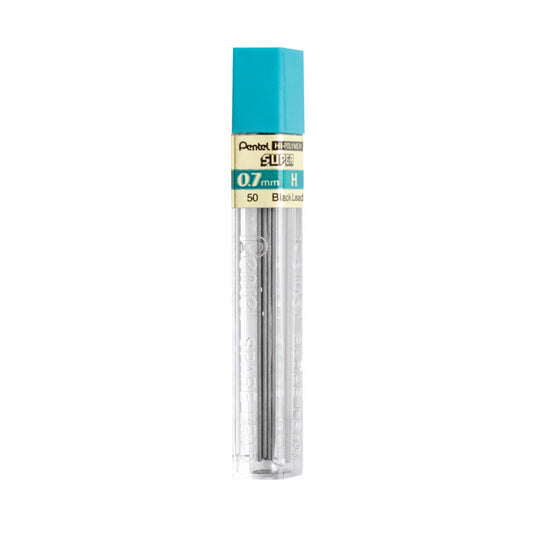 Pentel 50-H Super Hi-Polymer 0.7mm Medium Lead 12/pk