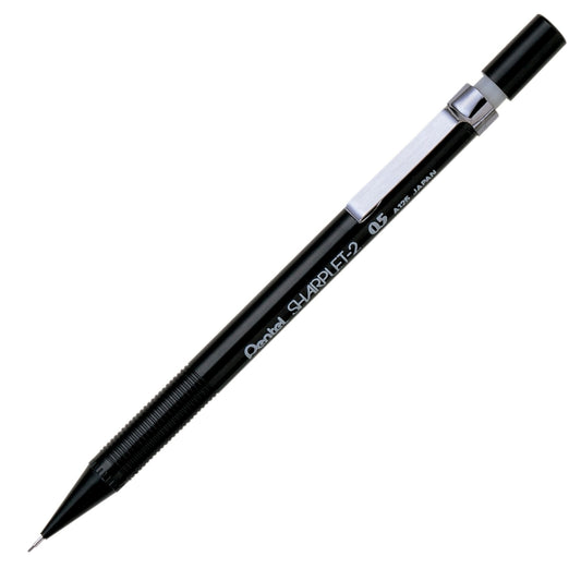 Pentel A125A Sharp Automatic Pencil, Black Barrel, 0.5mm