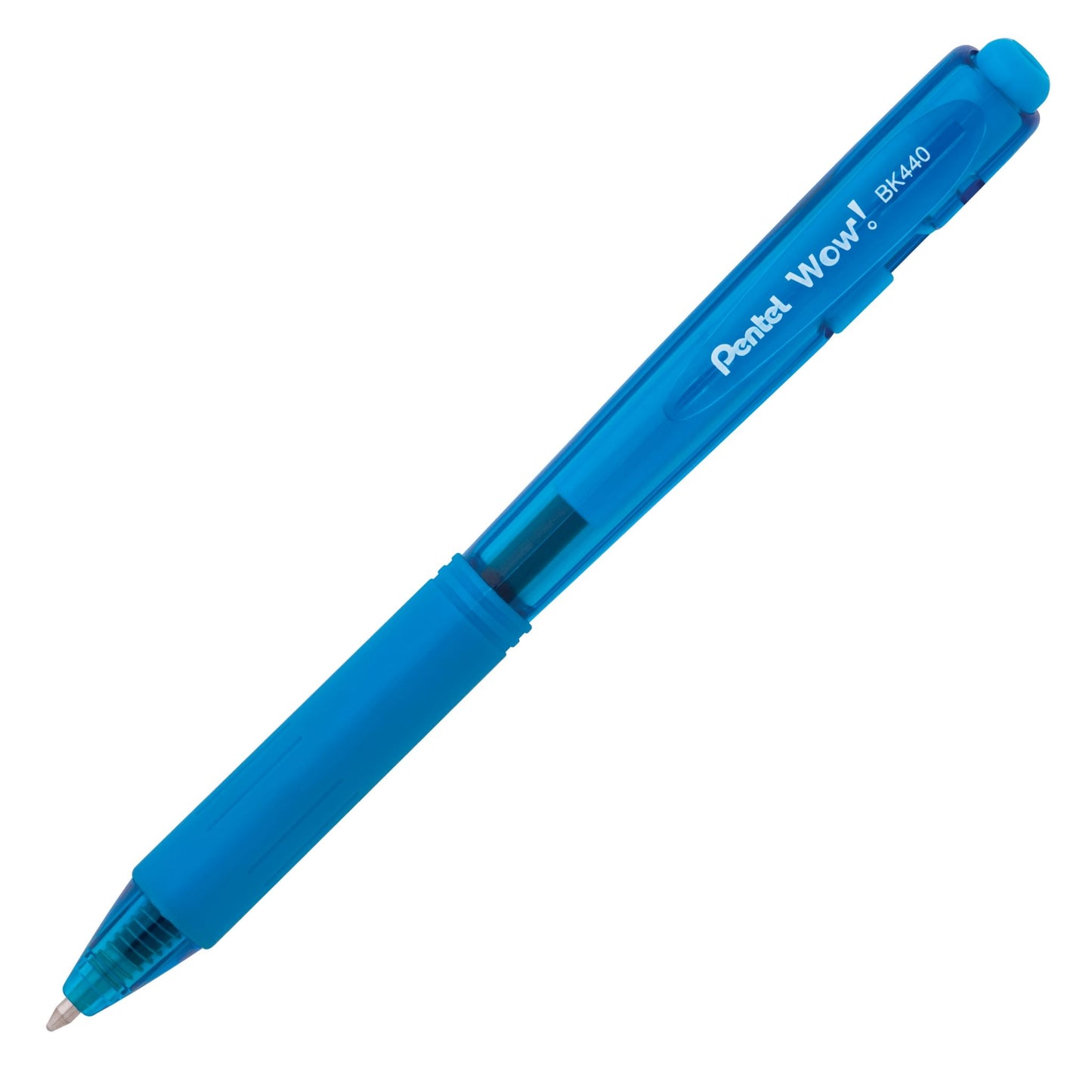 Pentel BK440-S Wow! Med Retractable Tip, Sky Blue