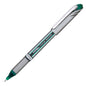 Pentel BL27-D EnerGel NV Liquid Gel Pen, (0.7mm) Medium Line Capped, Metal Tip, Green Ink
