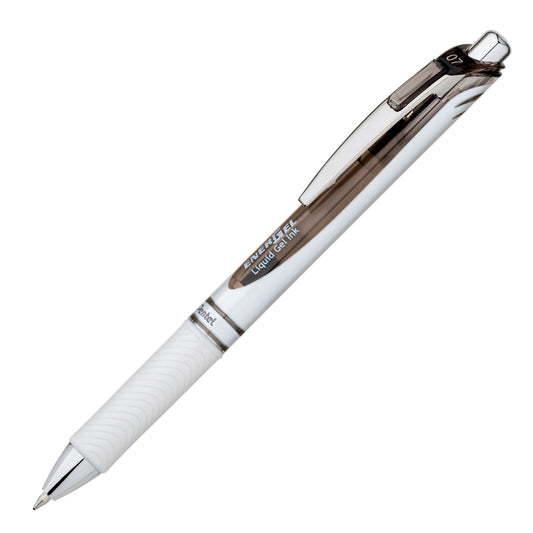 Pentel BL77PW-A EnerGel Pearl Deluxe RTX  0.7mm Black Accent, Black Ink