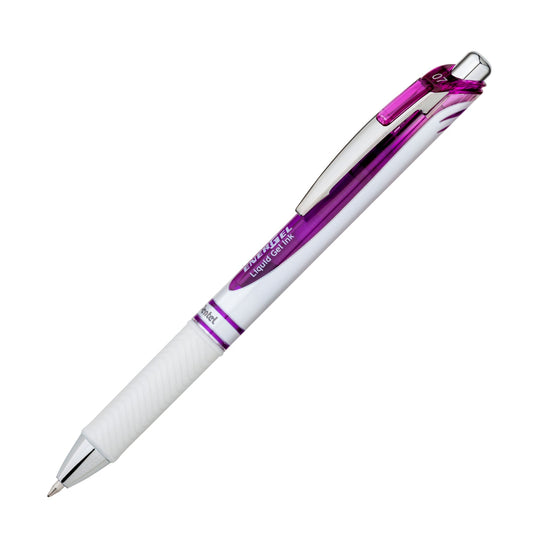 Pentel BL77PW-V EnerGel Pearl Deluxe RTX  0.7mm Violet Accent, Violet Ink