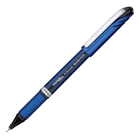 Pentel BLN25-A EnerGel NV Liquid Gel Pen, (0.5mm) Fine Line Capped, Needle Tip, Black Ink