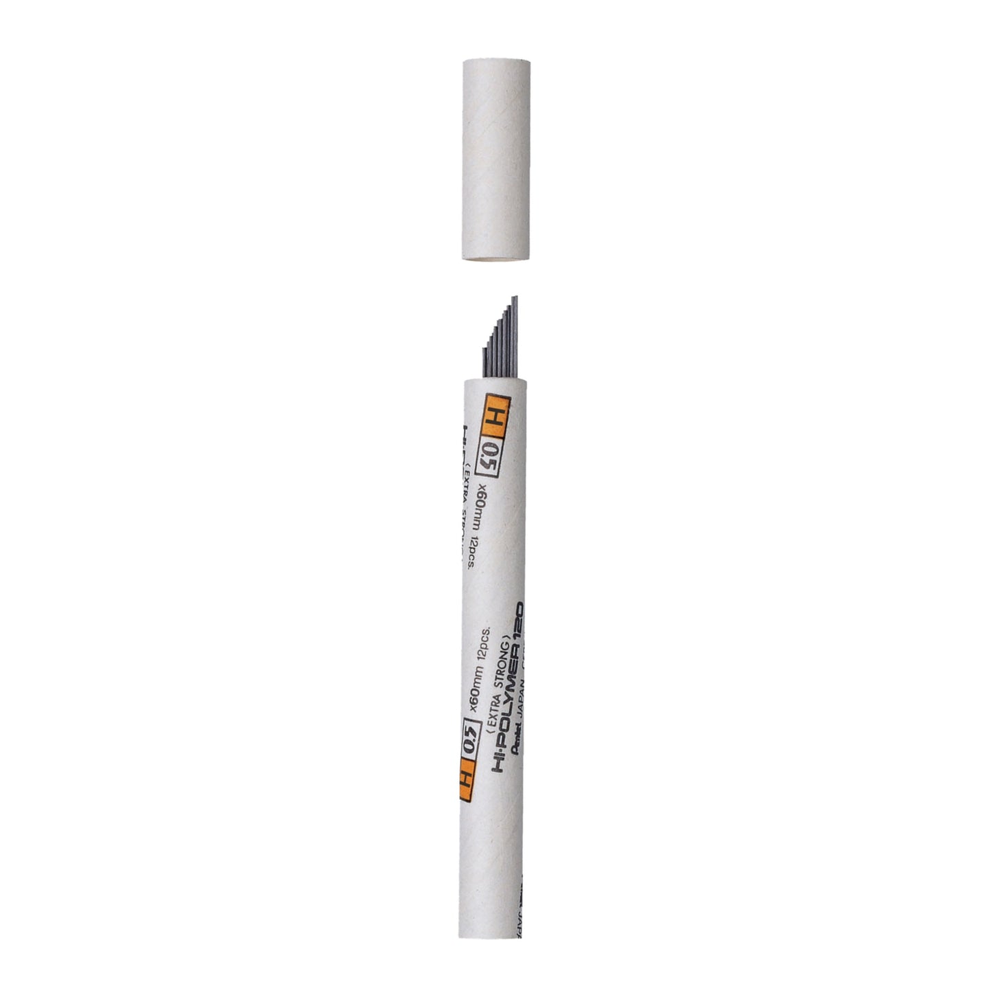 Pentel C525-H Premium Hi-Polymer 0.5mm Fine Lead 12/pk