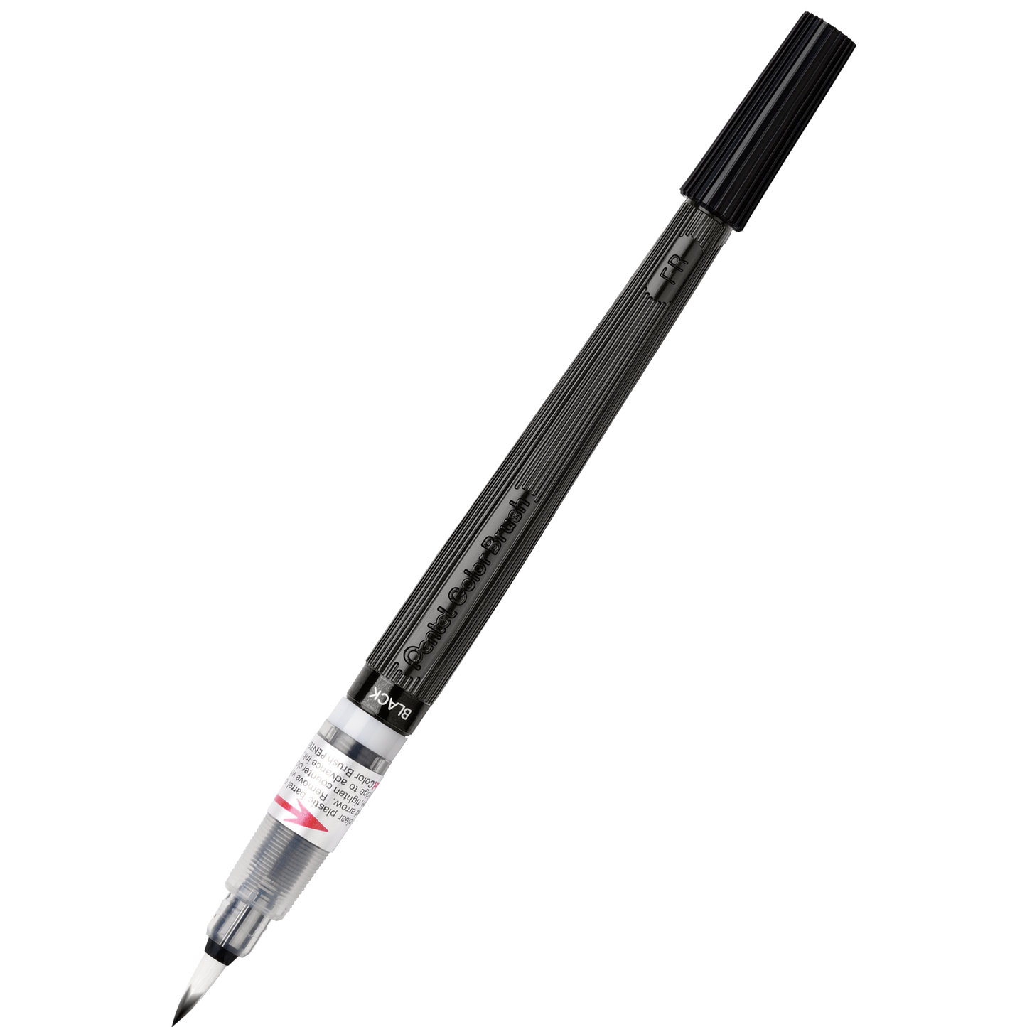 Pentel GFLBP101 Arts Color Brush Black 1pk