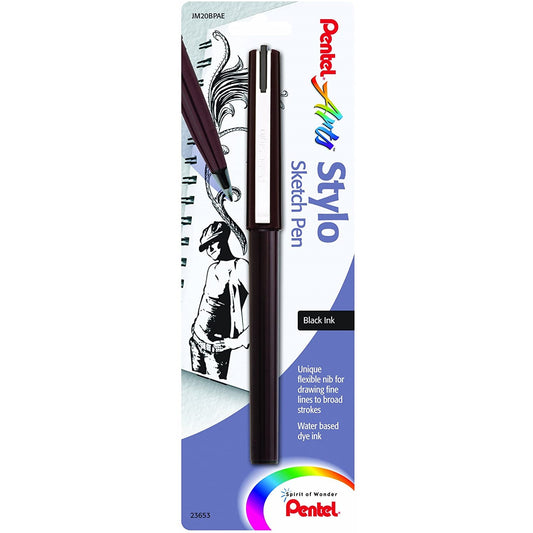 Pentel Stylo Sketch Pen, Black