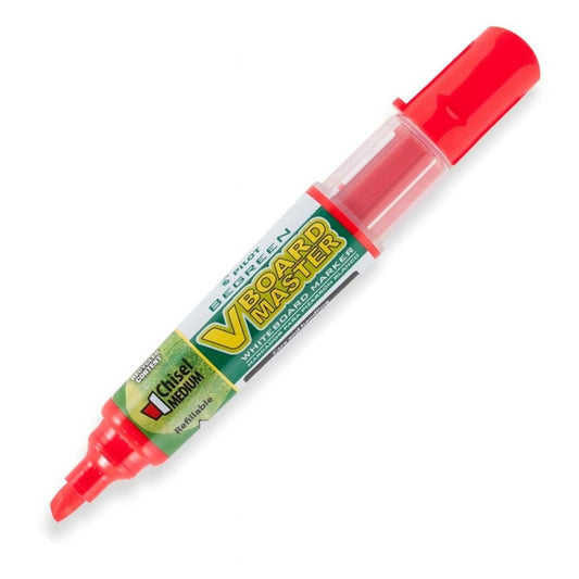 Pilot Vbmc V-Board Master White Board Marker, Red, Chisel