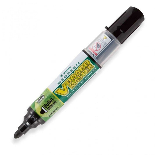 Pilot Vbmc V-Board Master White Board Marker, Black, Bullet