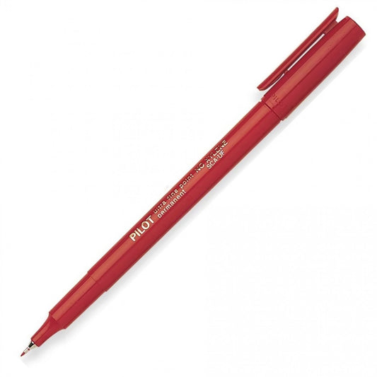 Pilot Sca-Uf Permanent Marker, Extra Fine, Red