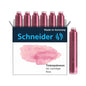 SCHNEIDER INK CARTRIDGE PASTEL, 6 CARTRIDGES/BOX, ROSE