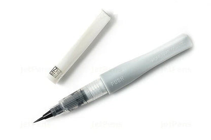 Kuretake Zig Wink of Stella Glitter Brush Pen (MS55), Nylon Brush, 14 Colors[Black Glitter]