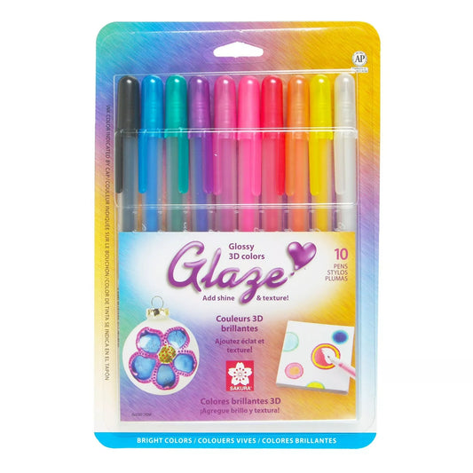 Sakura Gelly Roll Glaze-Bright - Assorted 10 Pack