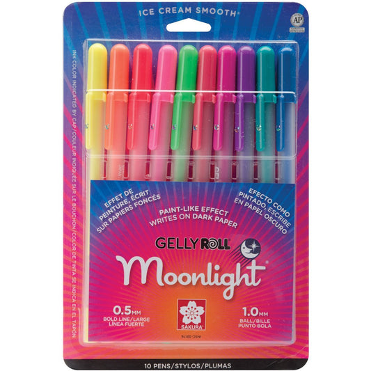 Sakura 38176 Gelly Roll Moonlight 10 Assorted 10Pack