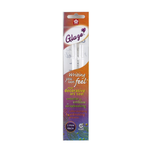 Sakura 38486 Glaze Pen Gloss Clear, 2/pk