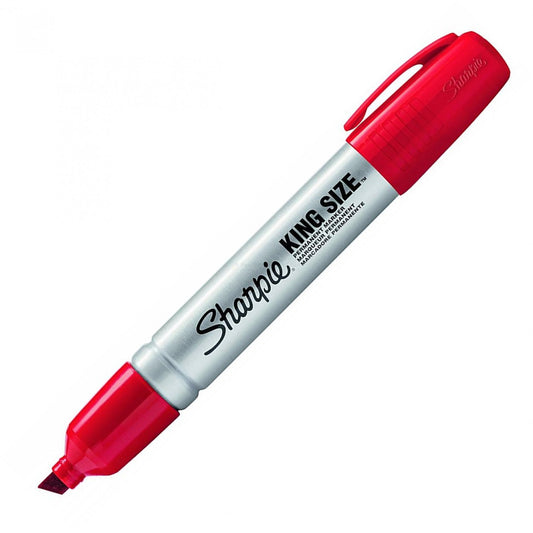 Sharpie Permanent Marker, King Size, Red