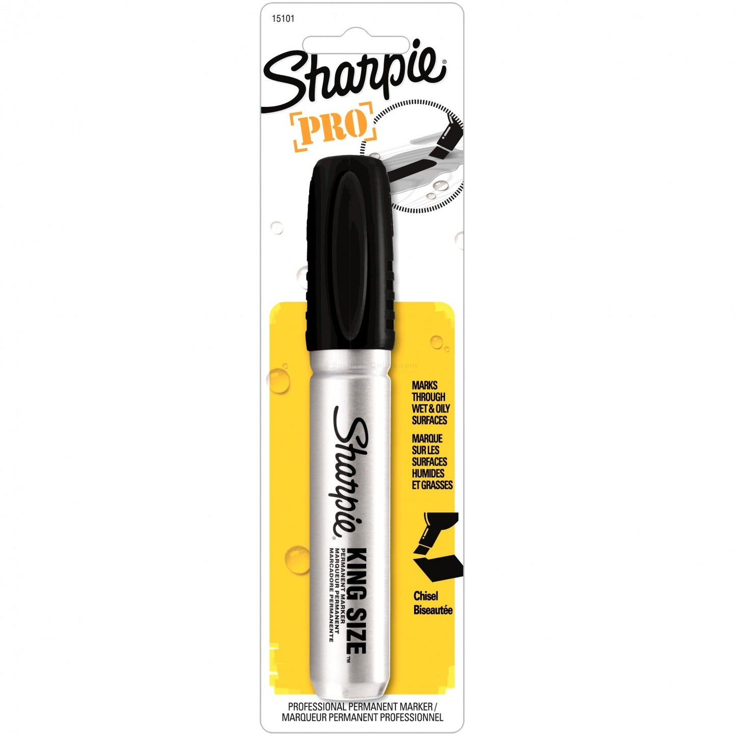 Sharpie Permanent Marker, King Size, Black