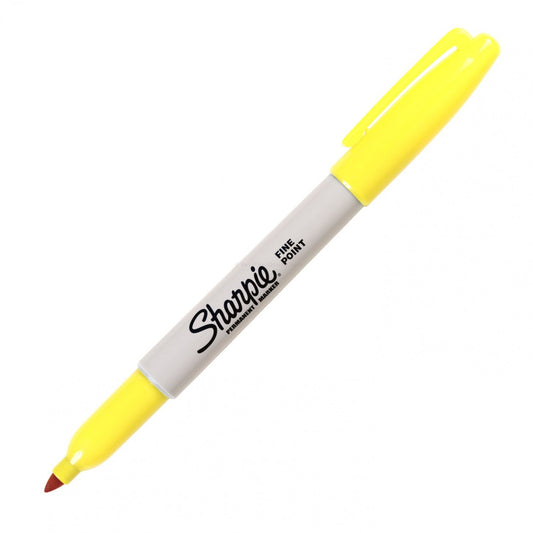 Sharpie Fine Pt Perm Marker, Yellow