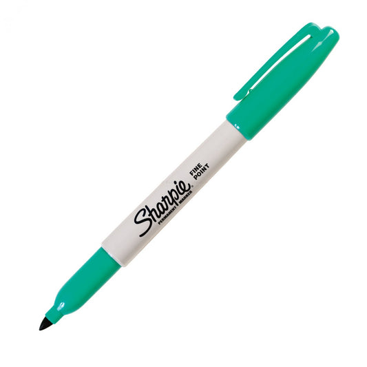 Sharpie Fine Pt Perm Marker, Aqua