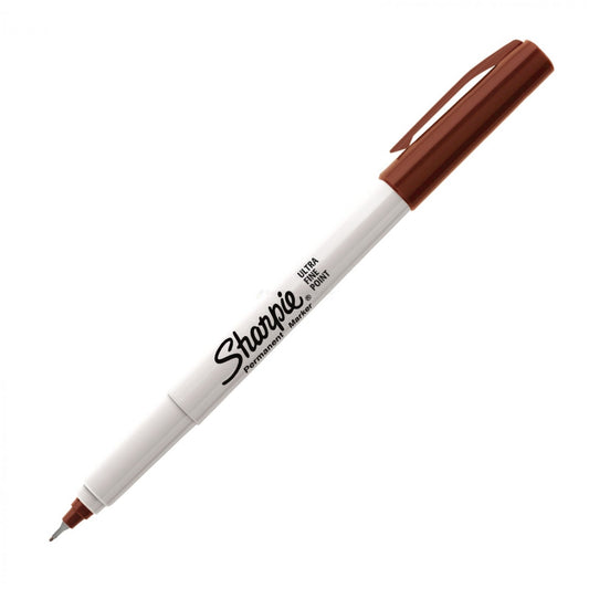 Sharpie Ultra Fine Pt Perm Marker, Brn