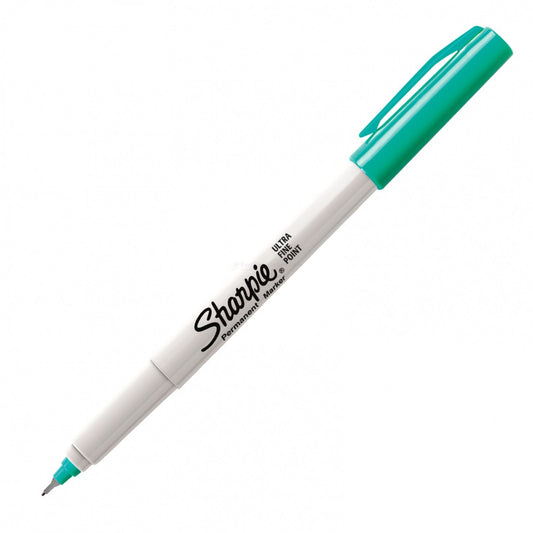 Sharpie Ultra Fine Pt Perm Marker, Aqua