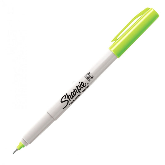 Sharpie Ultra Fine Pt Perm Marker, Lime