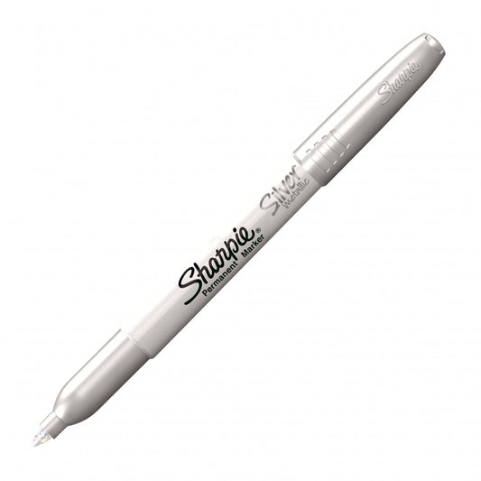 Sharpie Fine Pt Perm Marker, Metallic Silver
