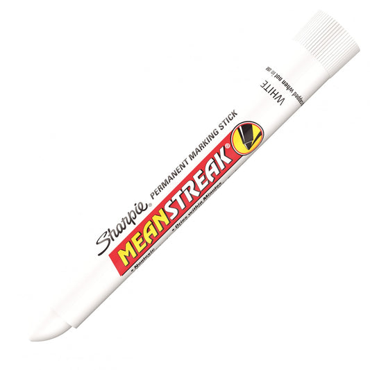 Sharpie Mean Streak Permanent Marking Stick White Broad