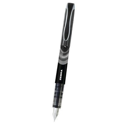 Zebra 04112 Zensations Fountain Pen 0.6mm Black 2Pk
