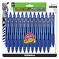 Zebra 12225 Z-Grip Retractable Ballpoint 1.0mm Blue 24pk