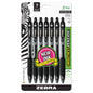 Zebra 22271 Z-Grip Retractable Ballpoint 1.0mm Black 7pk
