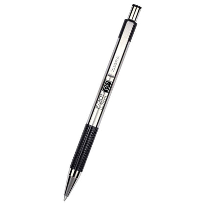 Zebra 27114 F-301 Retractable Ballpoint 0.7mm Black 4pk