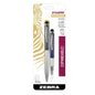 Zebra 33602 StylusPen Telescopic Ballpoint 1.0mm Blue/Grey 2pk