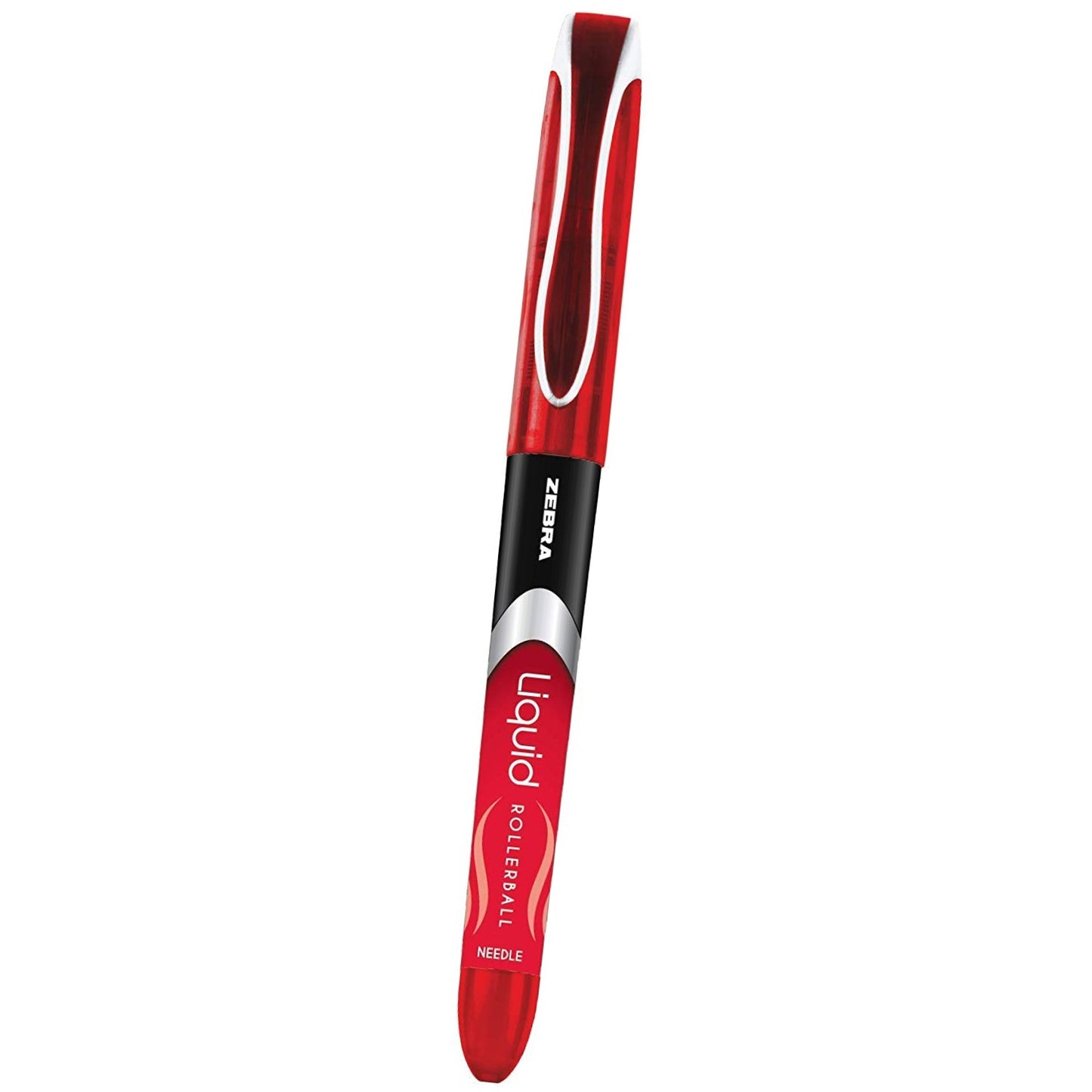 Zebra 44430 Zebra Liquid Rollerball Needle 0.5mm Red Dozen