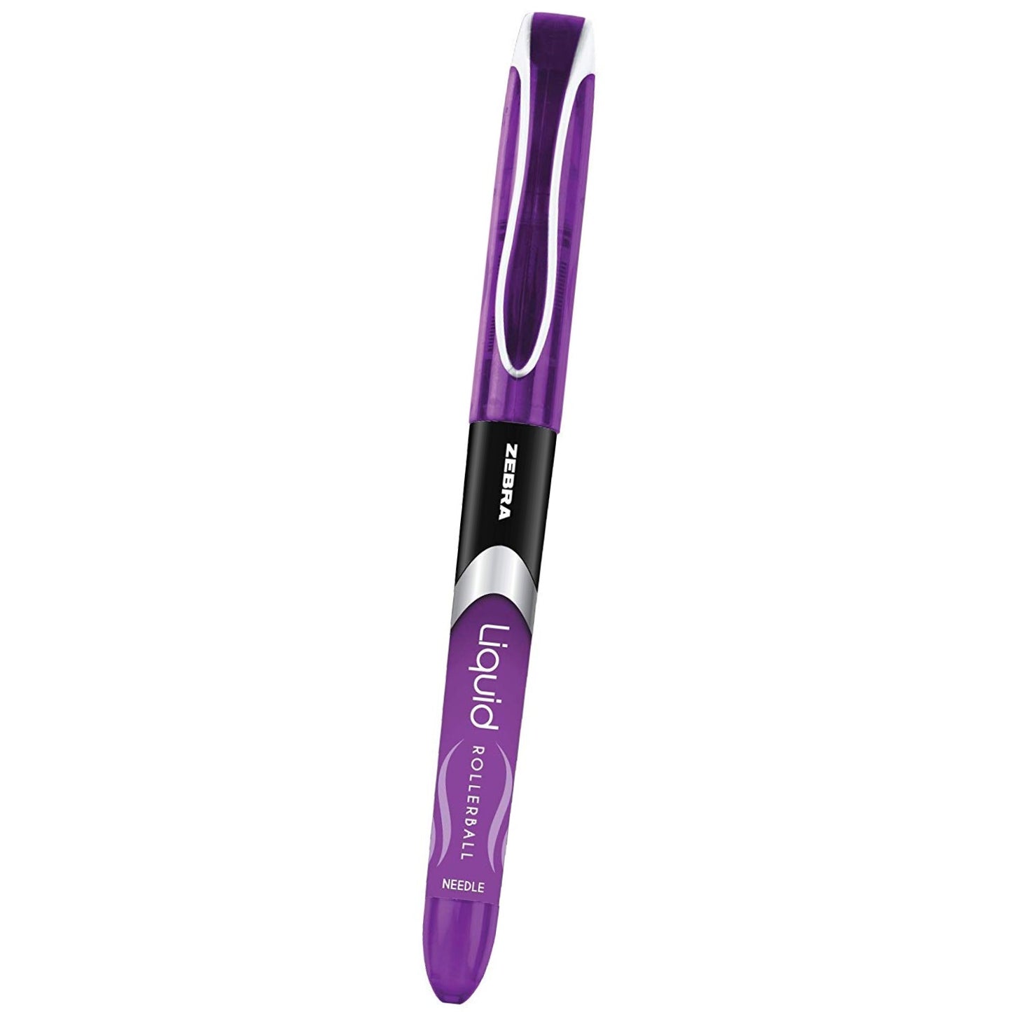 Zebra 44480 Zebra Liquid Rollerball Needle 0.5mm Violet Dozen