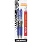 Zebra 46822 Sarasa Gel Retractable RDI 0.7mm Blue 2pk