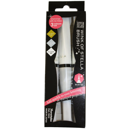 Zig MS55-3VCS Wink of Stella Brush,  3 Color Set